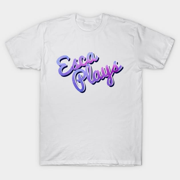 Purple Watercolor Logo T-Shirt by EscaPlays